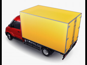 Generic Box Truck M 3 3D Модель