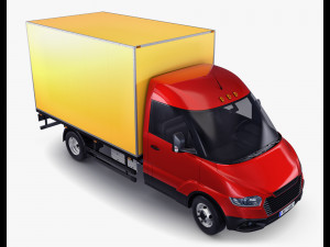 Generic Box Truck M 3 3D Модель