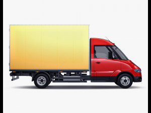 Generic Box Truck M 3 3D Модель