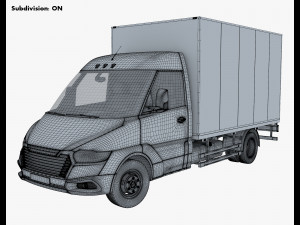 Generic Box Truck M 3 3D Модель