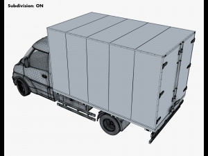 Generic Box Truck M 3 3D Модель