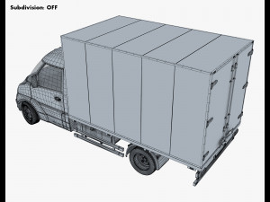 Generic Box Truck M 3 3D Модель