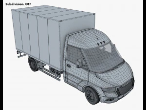 Универсальный автофургон M 3 3D Модель