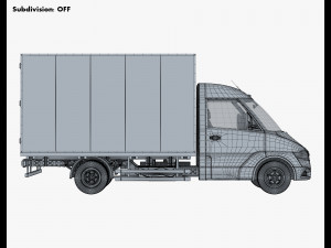 Generic Box Truck M 3 3D Модель