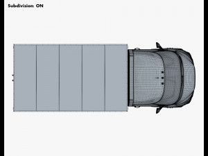 Generic Box Truck M 3 3D Модель