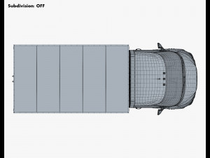 Generic Box Truck M 3 3D Модель
