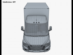 Generic Box Truck M 3 3D Модель