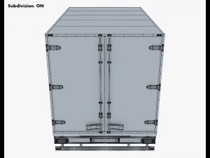 Generic Box Truck M 3 3D Модель