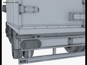 Generic Box Truck M 3 3D Модель