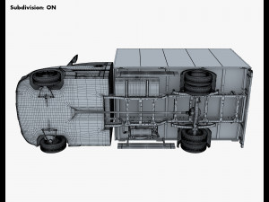 Generic Box Truck M 3 3D Модель