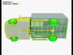 Универсальный автофургон M 3 3D Модель
