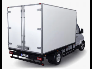Generic Box Truck M 4 3D Model