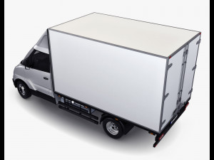 Generic Box Truck M 4 3D 模型