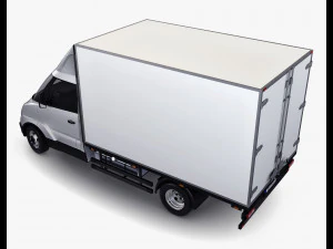 Generic Box Truck M 4 3D Model