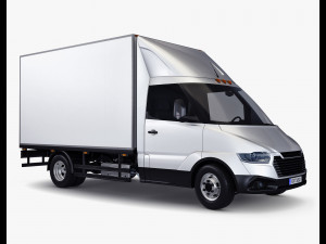 Generic Box Truck M 4 3D 模型