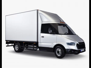 Generic Box Truck M 4 3D Model