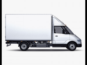 Generic Box Truck M 4 3D 模型