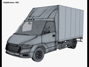 Generic Box Truck M 4 3D 模型