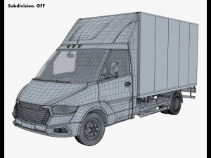 Generic Box Truck M 4 3D 模型
