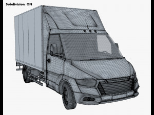 Generic Box Truck M 4 3D 模型