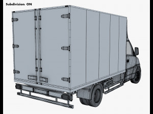 Generic Box Truck M 4 3D 模型