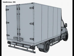 Generic Box Truck M 4 3D Model