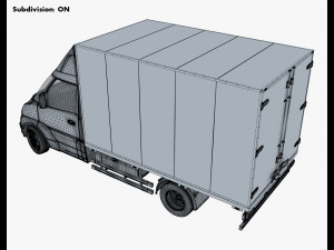 Generic Box Truck M 4 3D 模型