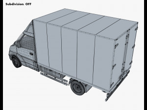 Generic Box Truck M 4 3D 模型