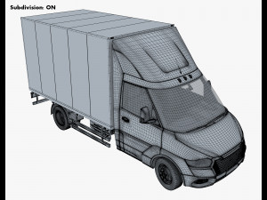 Generic Box Truck M 4 3D 模型