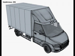 Generic Box Truck M 4 3D Model