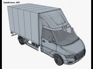 Generic Box Truck M 4 3D 模型