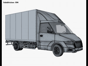 Generic Box Truck M 4 3D 模型