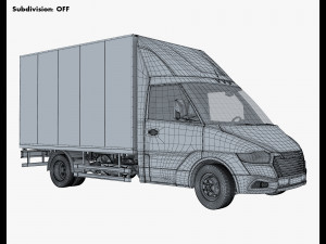 Generic Box Truck M 4 3D 模型