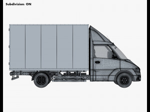Generic Box Truck M 4 3D 模型