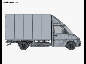 Generic Box Truck M 4 3D 模型