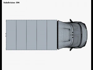Generic Box Truck M 4 3D Model