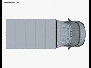 Generic Box Truck M 4 3D 模型