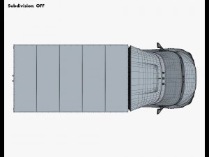 Generic Box Truck M 4 3D Model