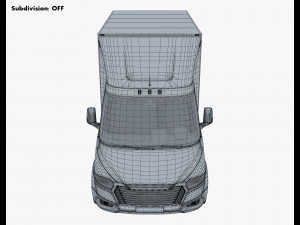 Generic Box Truck M 4 3D 模型