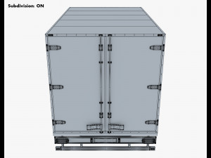 Generic Box Truck M 4 3D 模型