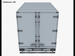 Generic Box Truck M 4 3D Model