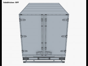 Generic Box Truck M 4 3D 模型