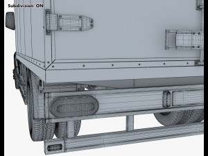 Generic Box Truck M 4 3D 模型