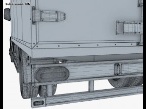 Generic Box Truck M 4 3D Model