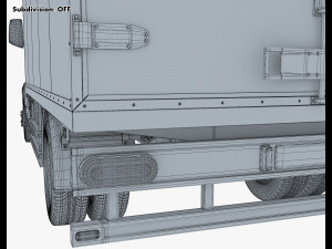 Generic Box Truck M 4 3D 模型