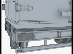Generic Box Truck M 4 3D Model