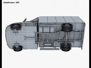 Generic Box Truck M 4 3D 模型