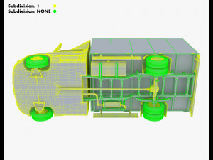 Generic Box Truck M 4 3D 模型