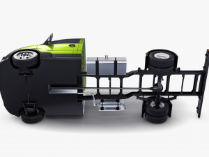Generic Truck Chassis Frame M 2 3D Model