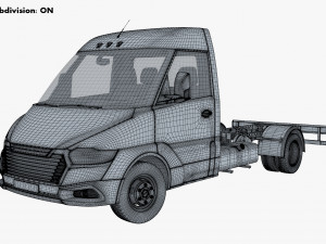Generic Truck Chassis Frame M 2 3D Model